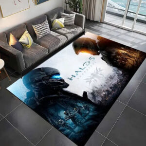 Tapis Halo Infinite Graphic Carpet Living Room Bedroom Sofa Rug Door Mat Kitchen Bathroom 06