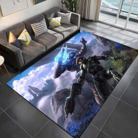 Tapis Halo Infinite Graphic Carpet Living Room Bedroom Sofa Rug Door Mat Kitchen Bathroom 07