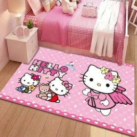 Tapis Hello Kitty Graphic Carpet Living Room Bedroom Sofa Rug Door Mat Kitchen Bathroom 10