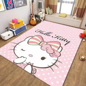 Tapis Hello Kitty Graphic Carpet Living Room Bedroom Sofa Rug Door Mat Kitchen Bathroom 05
