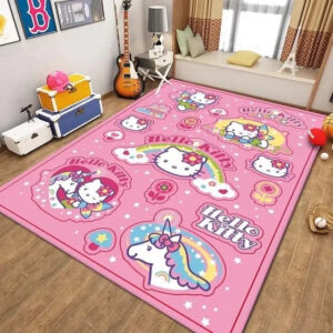 Tapis Hello Kitty Graphic Carpet Living Room Bedroom Sofa Rug Door Mat Kitchen Bathroom 06