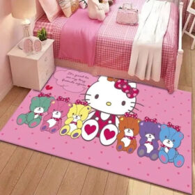 Tapis Hello Kitty Graphic Carpet Living Room Bedroom Sofa Rug Door Mat Kitchen Bathroom 09