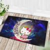 Tapis Hello Kitty Love You To The Moon Galaxy Back Doormat Home Decor