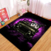 Tapis Kuromi Ride Jeep Funny Anime Moonlight Rug Carpet Rug Home Room Decor