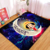Tapis Luffy One Piece Love You To The Moon Galaxy Carpet Rug Home Room Decor