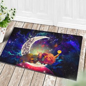 Tapis Mareep Pokemon Love You To The Moon Galaxy Doormat Home Decor