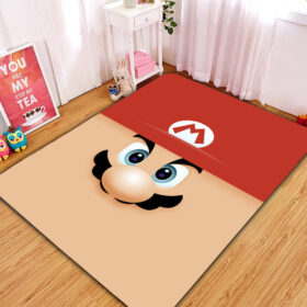 Tapis Mario Face Carpet Rug Home Room Decor
