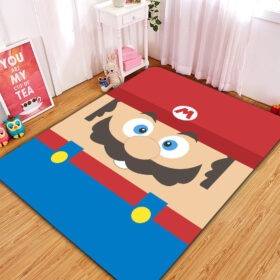 Tapis Mario Red Carpet Rug Home Room Decor