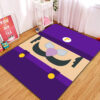 Tapis Mario Waluigi Purple Carpet Rug Home Room Decor