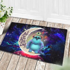 Tapis Monster Inc Sully And Mike Love You To The Moon Galaxy Doormat Home Decor