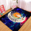 Tapis Nami One Piece Love You To The Moon Galaxy Carpet Rug Home Room Decor