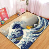 Tapis Pikachu The Great Wave Japan Pokemon Carpet Rug Home Room Decor