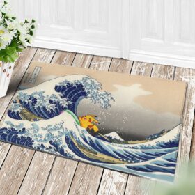 Tapis Pikachu The Great Wave Japan Pokemon Doormat Home Decor