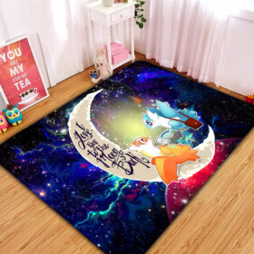 Tapis Pokemon Couple Latios Latias Love You To The Moon Galaxy Carpet Rug Home Room Decor