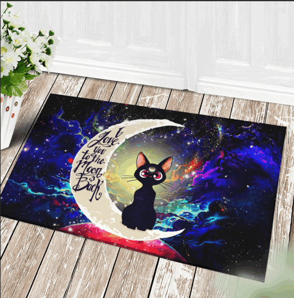 Tapis Sailor Moon Cat Moon And Back Anime Door Mat