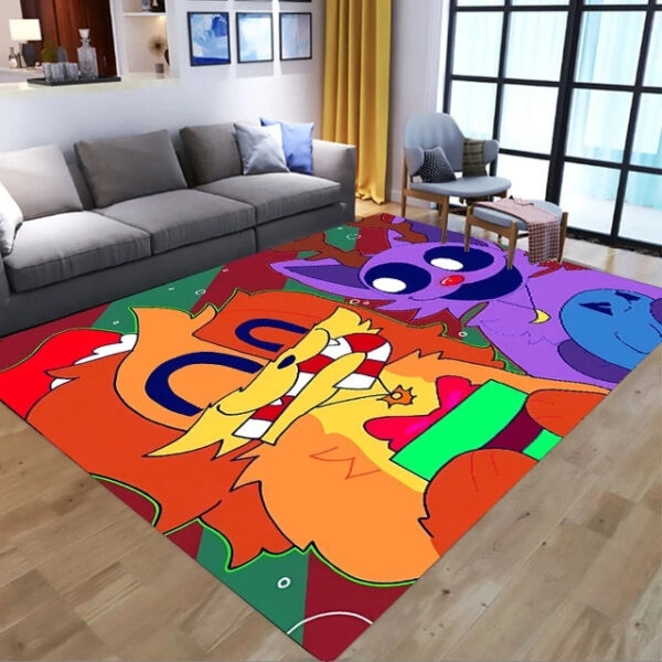 Tapis Smiling Critters Carpet Living Room Bedroom Sofa Rug Door Mat Kitchen Bathroom Mats for Kids Adults 04