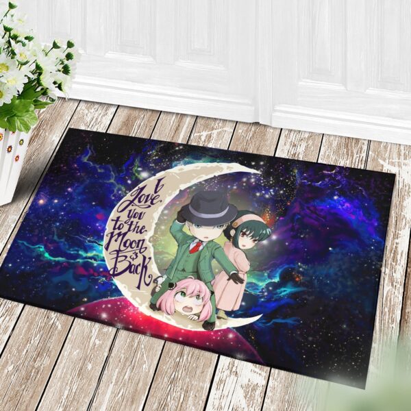 Tapis Spy X Family Love You To The Moon Galaxy Doormat Home Decor