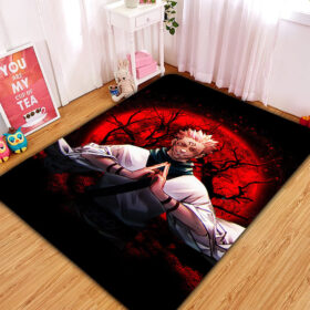 Tapis Sukuna Jujutsu Kaisen Moonlight Area Carpet Rug Home Decor Bedroom Living Room Decor