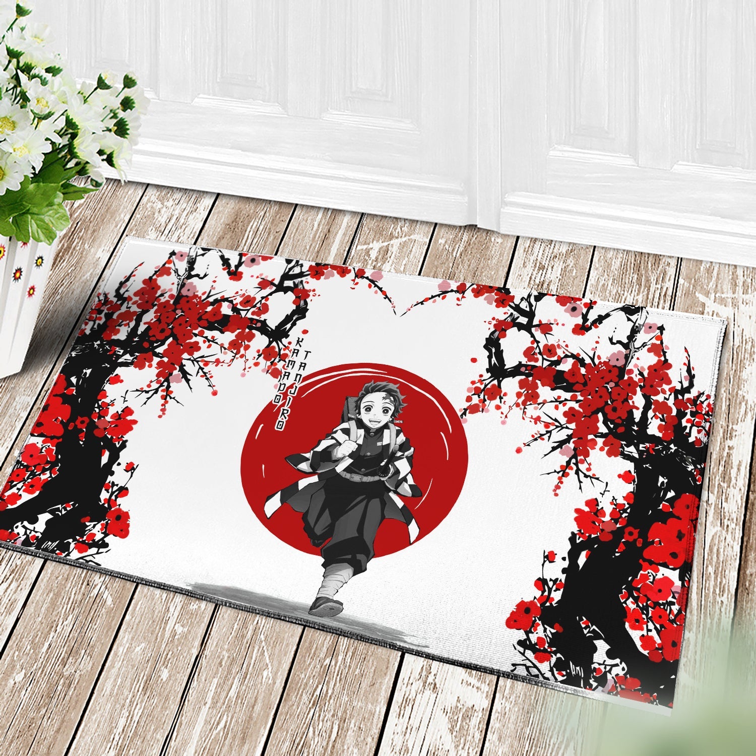 Tapis Tanjiro Demon Slayer Japan Doormat Home Decor
