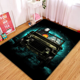 Tapis Totoro No Face Ghibli Ride Jeep Funny Anime Moonlight Rug Carpet Rug Home Room Decor