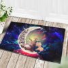 Tapis Totoro Ghibli Snorlax Pokemon Love You To The Moon Galaxy Doormat Home Decor