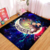 Tapis Totoro Ghibli Snorlax Pokemon Love You To The Moon Galaxy Rug Carpet Rug Home Room Decor