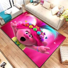 Tapis Trolls Band Together Poppy Graphic Carpet Living Room Bedroom Sofa Rug Door Mat Kitchen 05