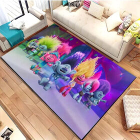 Tapis Trolls Band Together Poppy Graphic Carpet Living Room Bedroom Sofa Rug Door Mat Kitchen 09