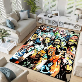 Tapis WWE RAW Carpet Living Room Bedroom Sofa Rug Door Mat 03