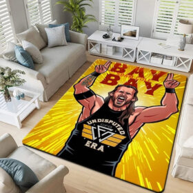 Tapis WWE RAW Carpet Living Room Bedroom Sofa Rug Door Mat 05