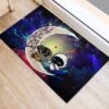 Tapis Wall-E Couple Love You To The Moon Galaxy Back Doormat Home Decor
