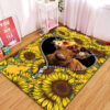 Tapis Yak Animal Sunflower Zipper Rug Carpet Rug Home Room Decor