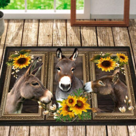 Tapis Donkey Lovely Sunflowers Doormat Home Decor