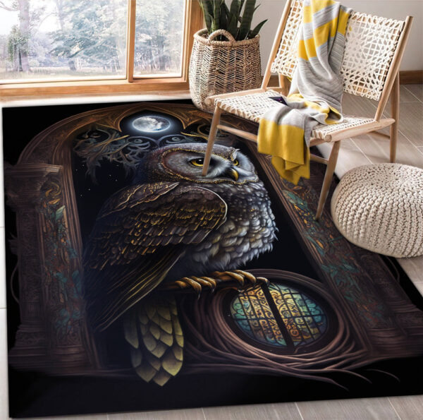 Tapis Magic Owl 2 Carpet Rug Home Room Decor