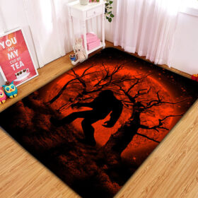 Tapis Bigfoot Silhouette Moonlight Rug Carpet Rug Home Room Decor