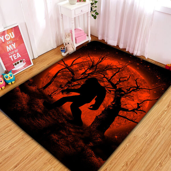 Tapis Bigfoot Silhouette Moonlight Rug Carpet Rug Home Room Decor