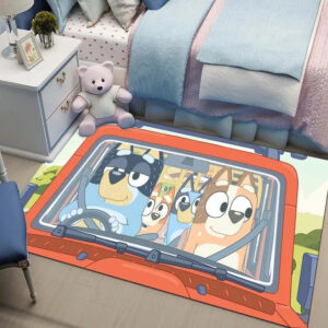 Tapis Blue Heeler Bingo Graphic Carpet Living Room Bedroom Sofa Rug Door Mat Kitchen 03