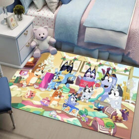 Tapis Blue Heeler Bingo Graphic Carpet Living Room Bedroom Sofa Rug Door Mat Kitchen 04