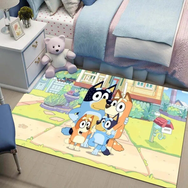 Tapis Blue Heeler Bingo Graphic Carpet Living Room Bedroom Sofa Rug Door Mat Kitchen 08