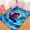 Tapis Water Breathing Giyu Demon Slayer Anime Carpet Rug Home Room Decor