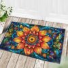 Tapis Flower Staned Glass Doormat Home Decor