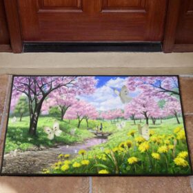 Tapis Anime Landscape Butterfly Doormat