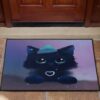 Tapis Cute Kitty Cat Digital Art Doormat