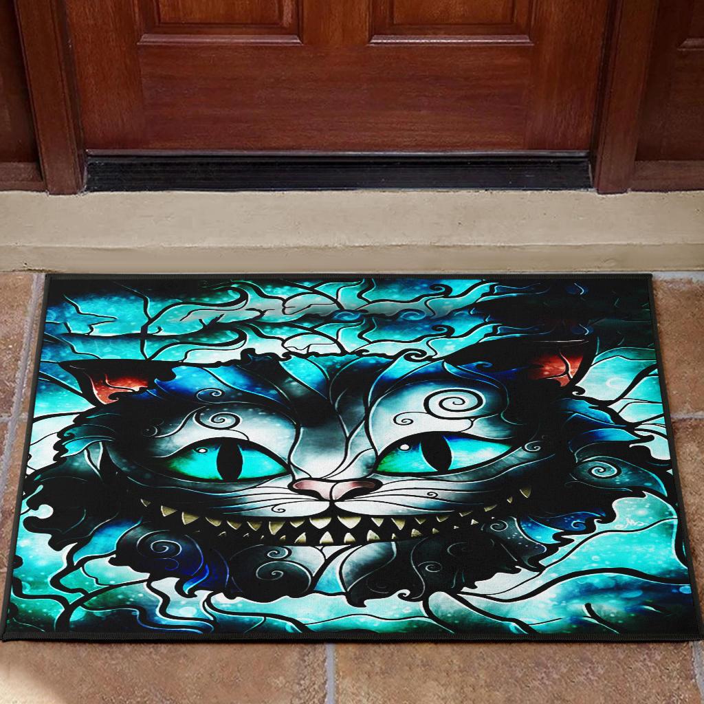Tapis Alice In Wonderland S Cheshire Cat Doormat
