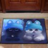 Tapis Cute Cat Digital Art Doormat