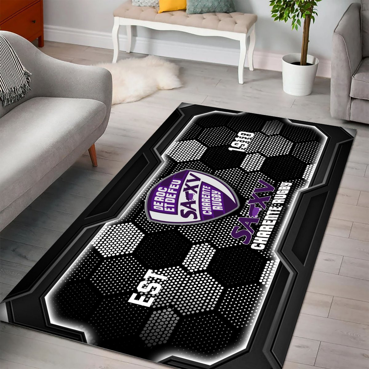 Tapis Rugby SAXV Charente Rugby DDQRUG110405 – Image 2