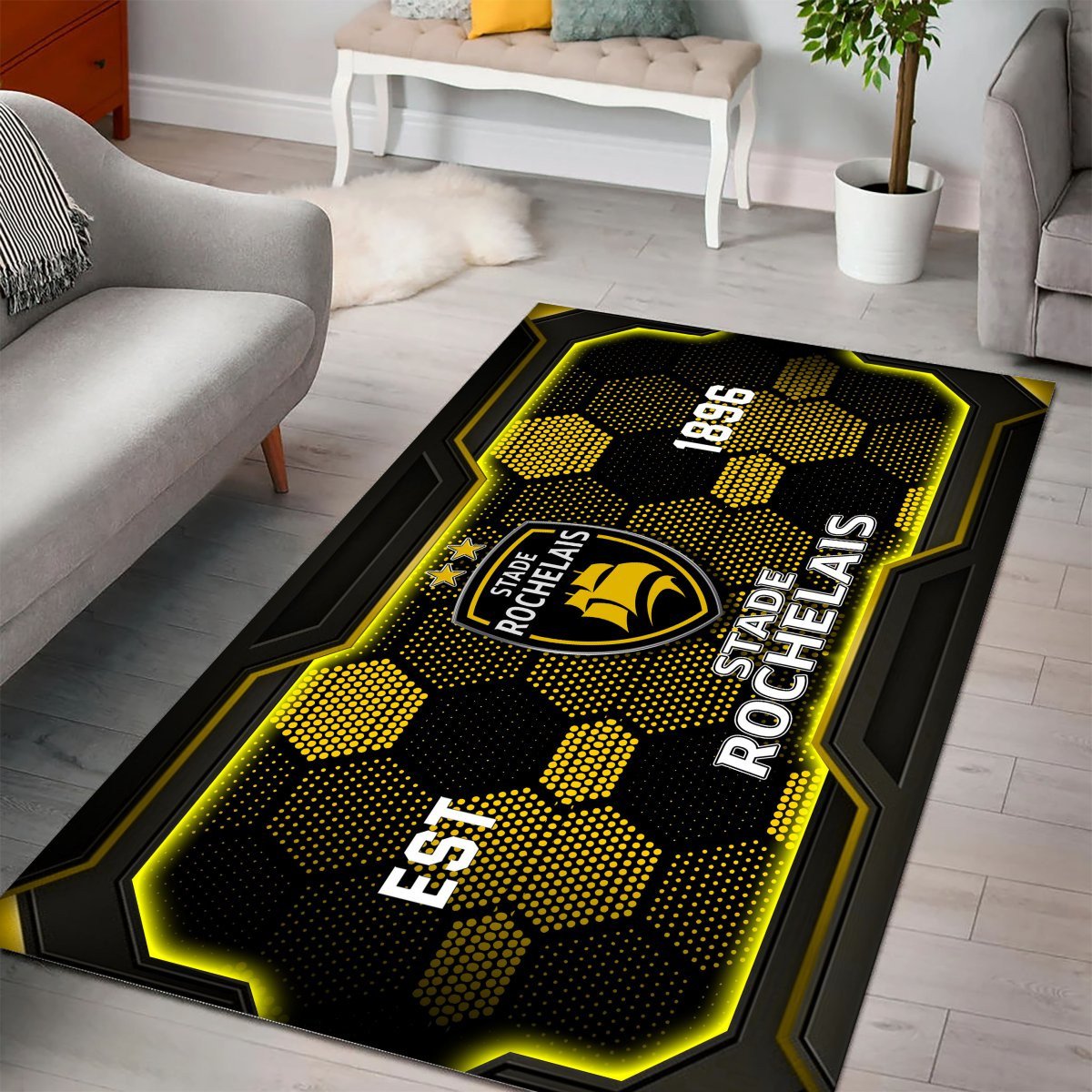 Tapis Rugby Stade Rochelais DDQRUG110392 – Image 2