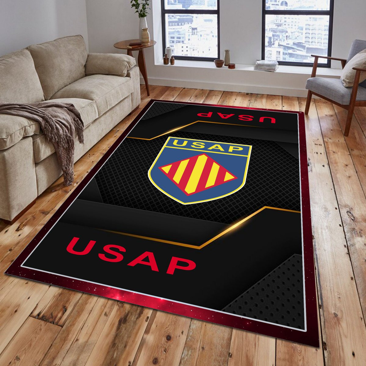 Tapis Rugby USA Perpignan DDQRUG10395