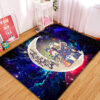 Tapis Ghibli Character Love You To The Moon Galaxy Carpet Rug Home Room Decor