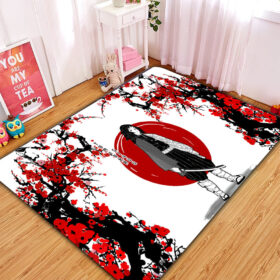 Tapis Giyuu Demon Slayer Japan Style Carpet Rug Home Room Decor